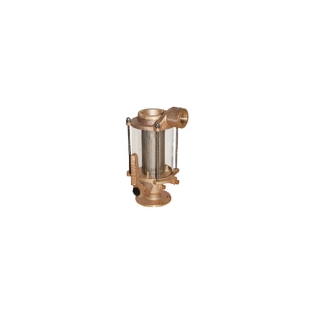 Groco BVS Bronze Ball Valve/Strainer Combo 1-1/2" BVS-1500